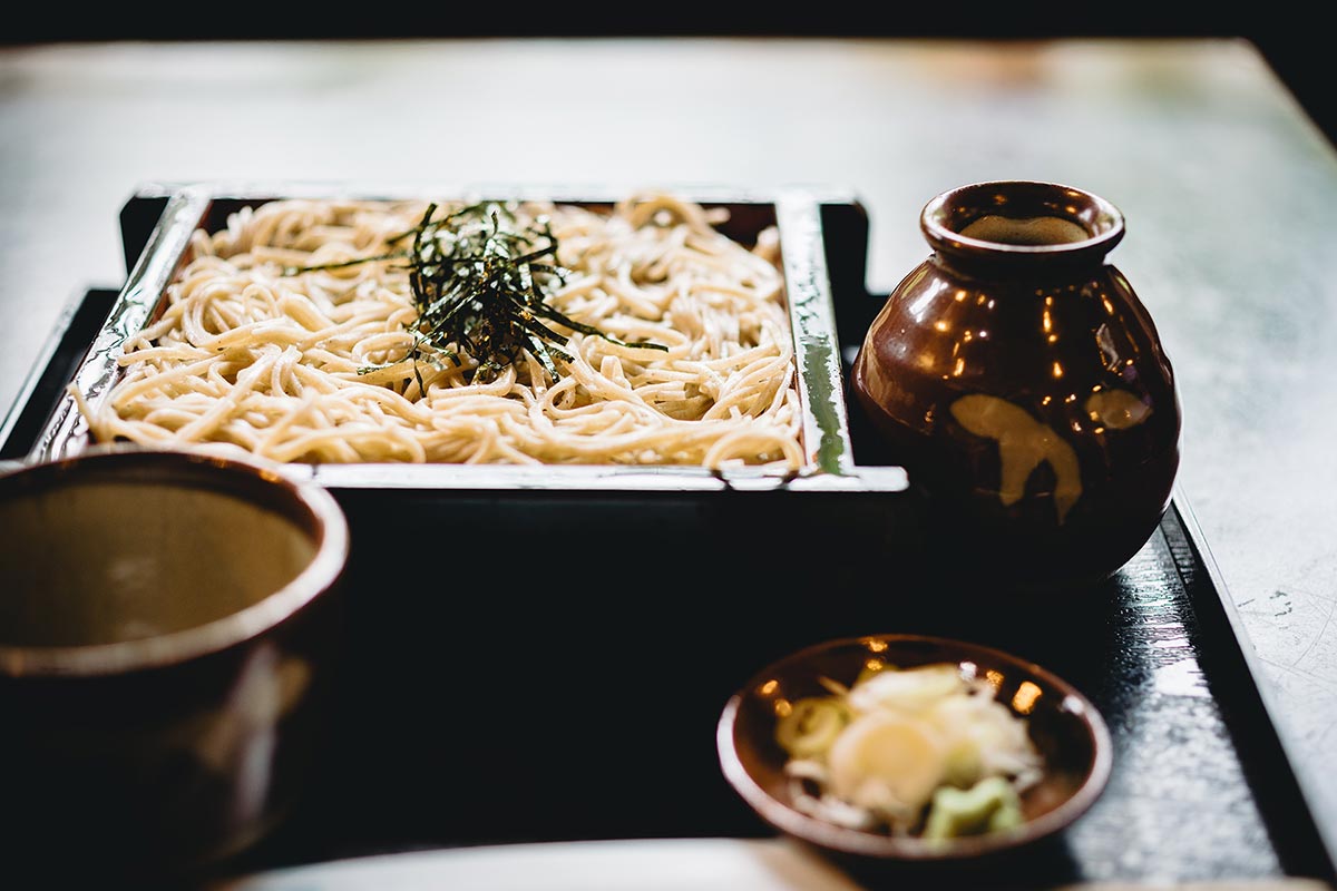 Healthy Japanese Food Soba Noodles