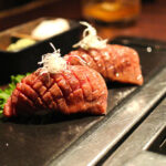 Japanese Food Nakuzushi Meat Sushi