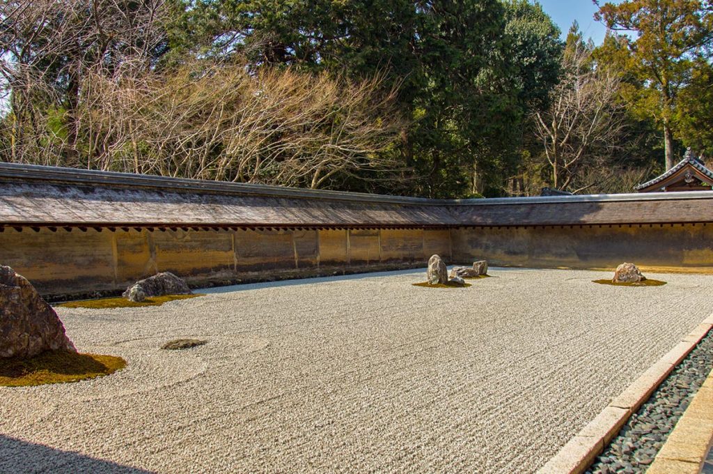 Japanese Garden Ryoanji Temple