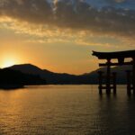 Miyajima Island Tori Sunset
