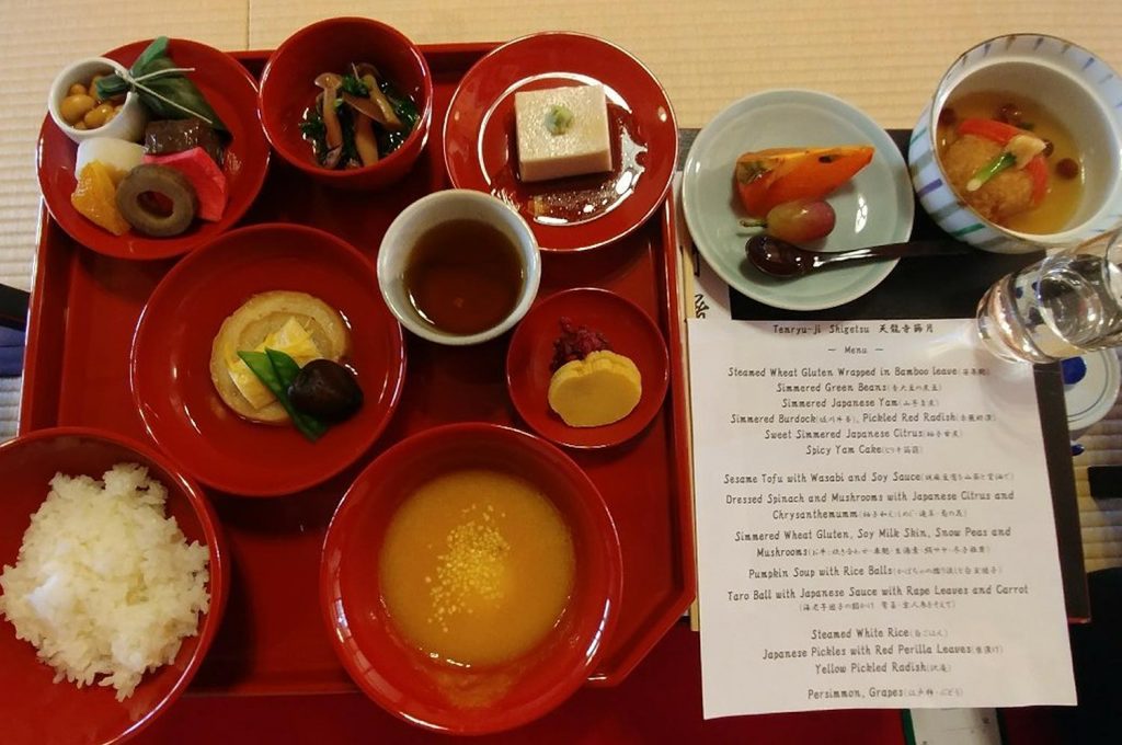 Best food in Kyoto Shigetsu