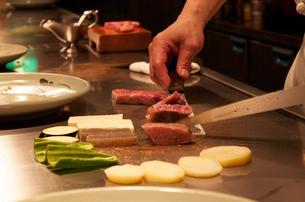 Kobe Beef Cooking