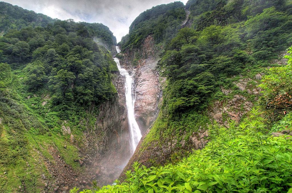 Toyama Japan Place to visit Shomyo Waterfalls