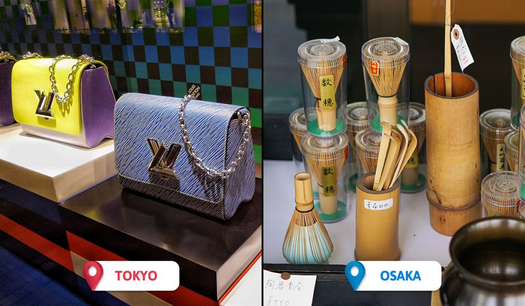 Tokyo vs Osaka Budgeting and Shopping