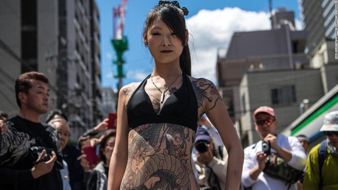 tattoos in japan for tourist