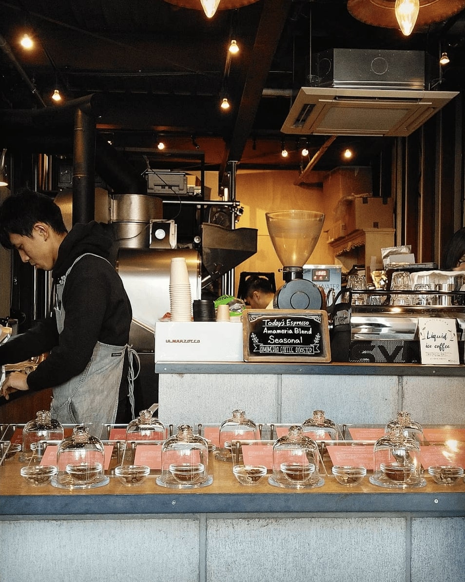 best coffee shop tokyo - Amameria Espresso