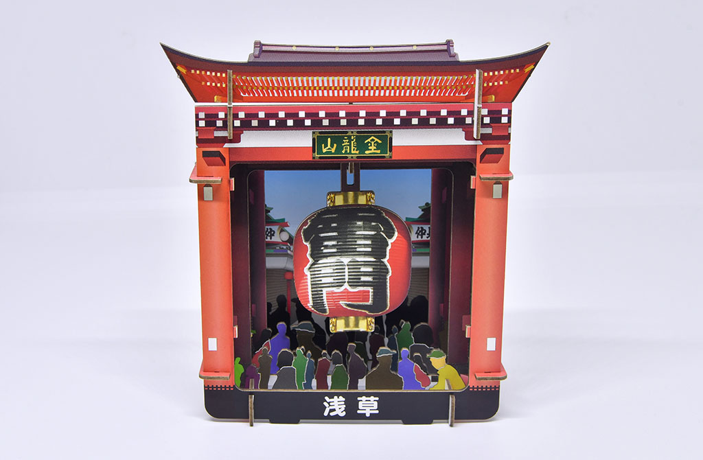 Paper Nano Inari Shrine Building Kit fromJAPAN 
