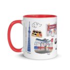 Tokyo skyline mug inspired by Starbucks Japan collection, with Mount Fuji and Tokyo Tower illustration